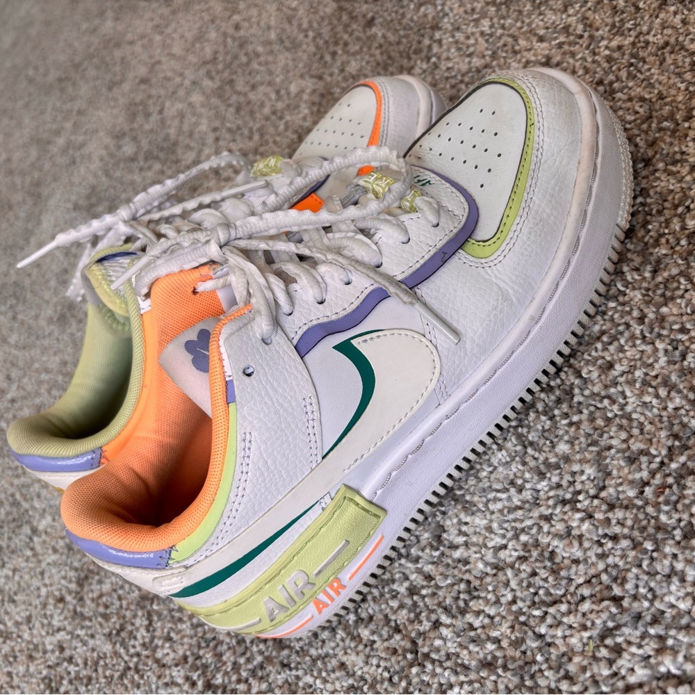 Colorful White Sneakers